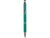 Ручка металлическая шариковая Legend Gum софт-тач, бирюзовый
