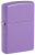 Зажигалка ZIPPO классическая с лавандовым матовым покрытием | Smoky Lavender Matte, латунь/сталь, лавандовая, матовая, 38x13x57 мм
