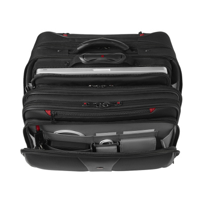 Мобильный офис WENGER Patriot с чехлом для ноутбука 15,6'', черный, 100% полиэстер 43х41х31 см, 25 л