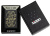 Зажигалка ZIPPO Джокер с маской с черным матовым покрытием | Masked Joker Design Black Matte, латунь/сталь, черная, 38x13x57 мм