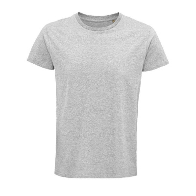 Футболка мужская "CRUSADER MEN", серый меланж, 2XL, 100% органический хлопок, 150 г/м2