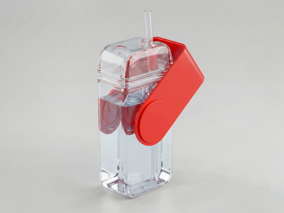Бутылка для воды JUICY DRINK BOX, красный