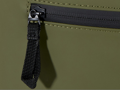 Переработанный рюкзак Реси Плюс 15 GRS с закручивающимся верхом объемом 18 л, зеленый лесной