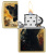 Зажигалка ZIPPO Grizzly Roar Design с покрытием Street Brass, латунь/сталь, золотистая, 38x13x57 мм