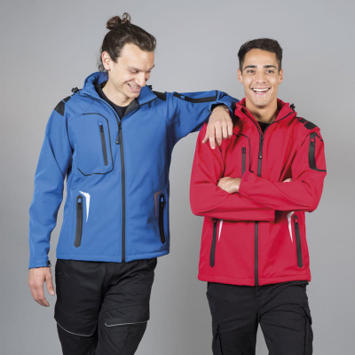 Куртка мужская "ARTIC", ярко-синий, XL, 97% полиэстер, 3% эластан,  320 г/м2