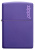 Зажигалка ZIPPO Логотип с фиолетовым матовым покрытием | Logo Purple Matte, латунь/сталь, фиолетовая, матовая, 38x13x57 мм Зажигалка ZIPPO Логотип с фиолетовым матовым покрытием | Logo Purple Matte, латунь/сталь, фиолетовая, матовая, 38x13x57 мм