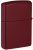 Зажигалка ZIPPO Logo с покрытием Merlot, латунь/сталь, бордовая, глянцевая, 38x13x57 мм