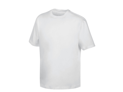 Футболка из френч терри Warsaw унисекс 220гр, белый , размер 3XL