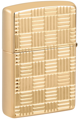 Зажигалка ZIPPO Armor® с покрытием High Polish Brass, латунь/сталь, золотистая, 38x13x57 мм