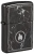Зажигалка ZIPPO Marble Flame с покрытием High Polish Black, латунь/сталь, черная, глянцевая, 38x13x57 мм