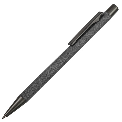 Ручка шариковая FACTOR FOLIO, серый/серебрянный, металл, пластик