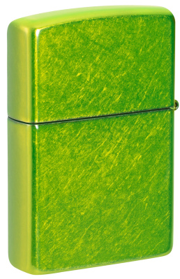 Зажигалка ZIPPO Classic с покрытием Lurid™, латунь/сталь, зеленая, глянцевая, 38x13x57 мм