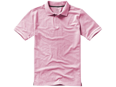 Calgary мужская футболка-поло с коротким рукавом, light pink , размер S