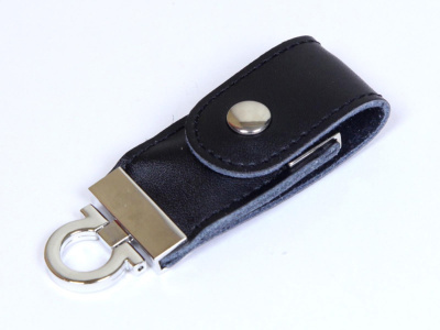 USB-флешка на 8 Гб в виде брелка, черный , размер 8ГБ