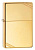 Зажигалка ZIPPO Винтажная с покрытием Глянцевая латунь | Vintage™ High Polish Brass, латунь/сталь, золотистая, 38x13x57 мм