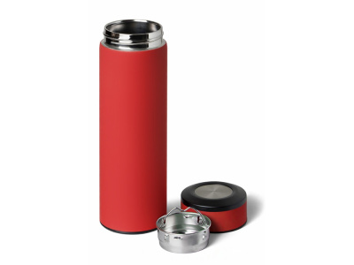 Вакуумный термос Vacuum Flask C1, soft touch, 420мл, красный