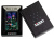 Зажигалка ZIPPO Кибергород с черным матовым покрытием | Cyber City Black Matte, латунь/сталь, черная 38x13x57 мм