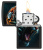 Зажигалка ZIPPO Tiger Roar Design с покрытием Black Matte, латунь/сталь, черная, 38x13x57 мм