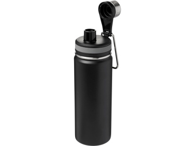 Спортивная бутылка Gessi объемом 590 мл с медной вакуумной изоляцией, черный