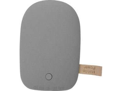 Внешний аккумулятор в форме камня Stone, 7800 mAh, серый , размер 7800 mAh