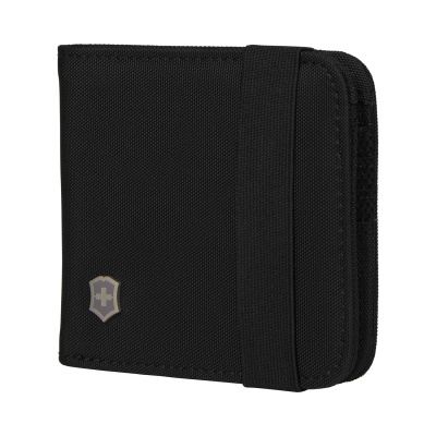 Бумажник VICTORINOX TA 5.0 Bi-Fold Wallet с RFID защитой, чёрный, нейлон, 11x1x10 см