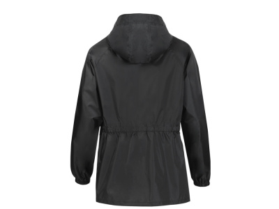 Дождевик Parka унисекс, черный , размер 2XL