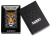 Зажигалка ZIPPO Tiger Stripes Design с покрытием Black Matte, латунь/сталь, черная, 38x13x57 мм