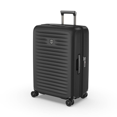 Чемодан VICTORINOX Airox Advanced, черный матовый, 100% поликарбонат Makrolon, 46x29x69 см, 75 л