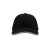 Бейсболка "PIPING SANDWICH", 6 клиньев, металлическая застежка, черный; 100% хлопок, 320 г/м2
