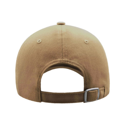 Бейсболка "LIBERTY SANDWICH",6 клиньев,сэндвич, металл. застежка; бежевый;100% хлопок,250 г/м2