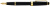Перьевая ручка Cross Bailey Light Polished Black Resin and Gold Tone, перо F
