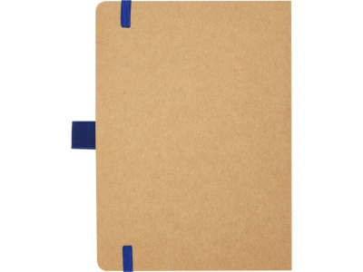 Блокнот Berk формата из переработанной бумаги, cиний