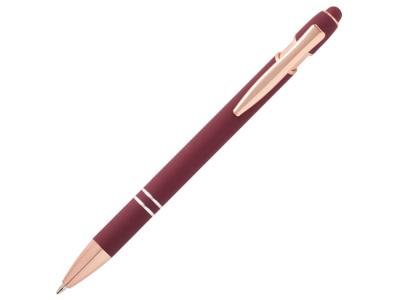 Nanna шариковая ручка с отделкой из розового золота - Бургунди (черные чернила) , размер черные чернила