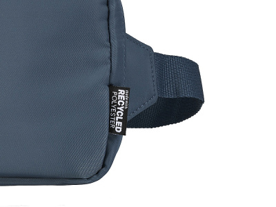 Трип Эви дорожная сумка через плечо из переработанного материала GRS объемом 1 л, серо-синий