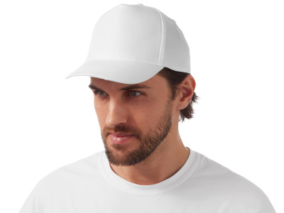 Бейсболка Poly 5-ти панельная 120 гр, белый (P) , размер 56