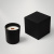 Ароматическая свеча в черном стакане, Баккарат: жасмин и миндаль, амбра, 250 мл, черный (без лого LM) , размер Без лого