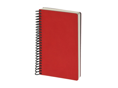 Ежедневник недатированный на спирали А5 Agenda, красный (Р)