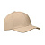6 panel baseball cap бежевый
