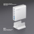 Зарядная станция 4xUSB Type-C, 2xUSB, PD, QC, 160Вт, белый, Deppa