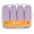 Дорожный набор бутылочек TORBER (4 пр.), силикон, сиреневый
