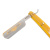 Бритва опасная Dovo, ручка - африканский коровий рог, 5/8", 1/1