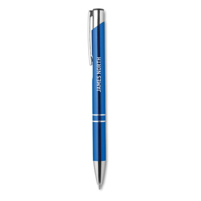 Recycled aluminium ball pen королевский синий