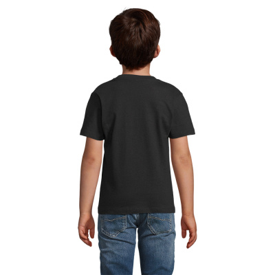 Футболка детская IMPERIAL KIDS, черный, 4 года, 100% хлопок, 190г/м2