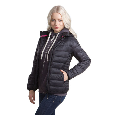 Куртка женская "Vilnius Lady", черный_ XL, 100% нейлон, 20D; подкладка: 100% полиэстер, 300T
