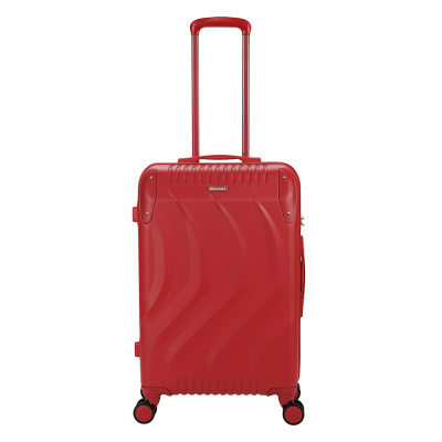 Чемодан TORBER В Отпуск, красный, ABS-пластик, 45 х 27 х 68 см, 63 л, 3,1 кг