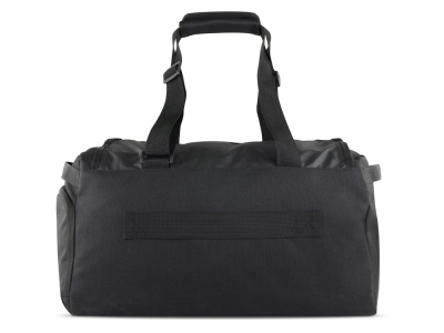 Сумка спортивная BUGATTI БЛАНК ОБЛЕГЧЕННАЯ | BLANC DELIGHT, чёрная, нейлон RPET600D/тарпаулин/полиэстер, 47х23х28 см, 22 л