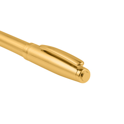 Ручка перьевая Pierre Cardin коллекция «ЛЮКС | GOLDEN». Цвет - золотистый. Упаковка B-1
