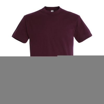 Футболка мужская IMPERIAL, винный, 3XL, 100% хлопок 190 г/м2