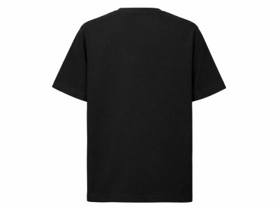 Футболка Kyoto из джерси 180 г/м2 с пич отделкой, унисекс, черный , размер L