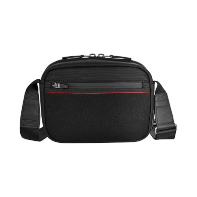 Сумка через плечо компактная VICTORINOX Architecture Urban2 Compact Crossbody Bag, черный, полиэстер/кожа, 22x6x16 см, 2 л